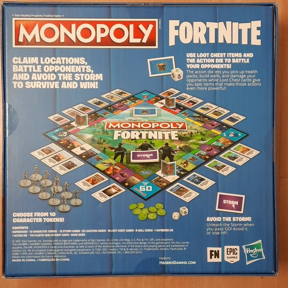 NIB, Monopoly: Fortnite Collector's Edition Board Game - Picture 16 of 16